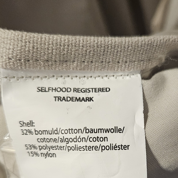 Selfhood beige trench coat, size L - Picture 3 of 3